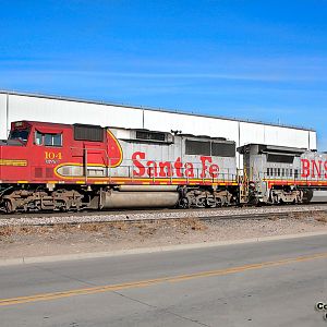 BNSF 104 Switching In Longmont, CO