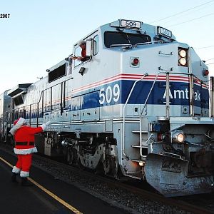 Santa gives train orders