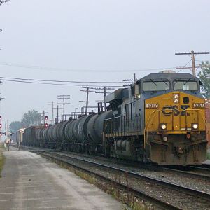 CSX 5367 w/b Fostoria, OH Sep 6 2007