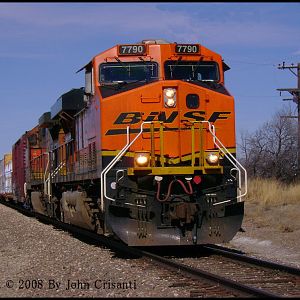 BNSF 7790  Approaching Restricted Limits