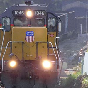 UP Freight Train #1046 in San Francisco