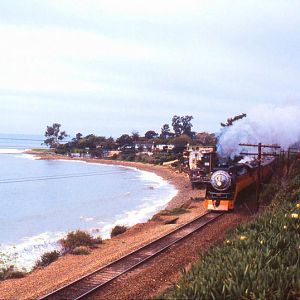 "Tough Guys" Movie Train - SP Coastline 1986