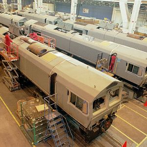 Class 66 assembly at GM-EMD