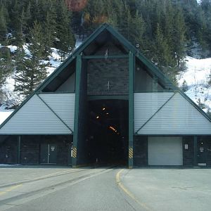 N portal Whittier Tunnel