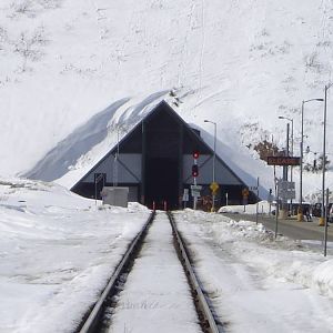 S portal Whittier tunnel