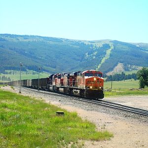 East-bound coal empties at Blossberg