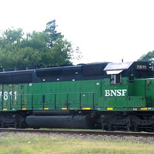 BNSF 7811 SD40-2