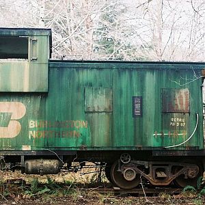 Old Forgotton BN Caboose