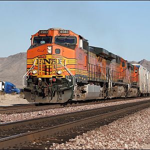 BNSF manifest on the Needles Subdivision