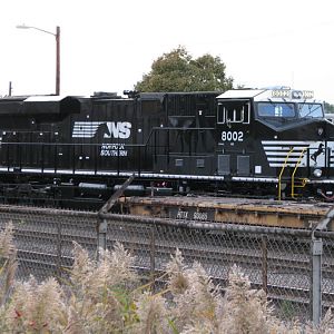 NS ES44AC number 8002 Erie, PA.