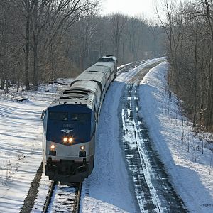 Amtrak 352 Wolverine southwest Michigan