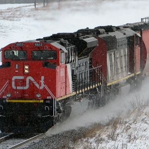 CN 401 with new SD70M-2