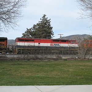 BC Rail C40-8M at Tehachapi
