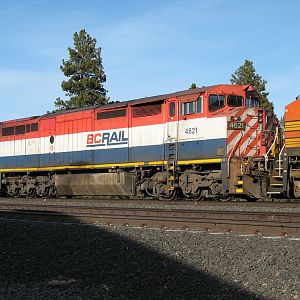 BC Rail C40-8M in Cascan