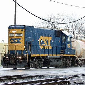 CSX GP15-T local west on CST at Doltron, IL