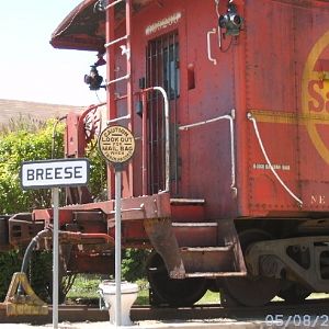 Closeup of end of caboose, SF-CMNW 999269