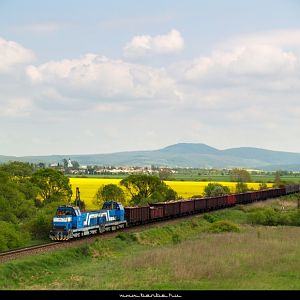 Freight train near Lucenec, Slovakia