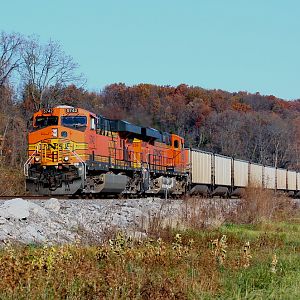 Coal Train on a Bright Morning