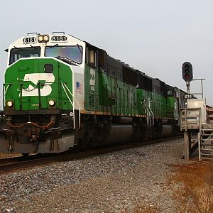 SD60M at Apex, Missouri