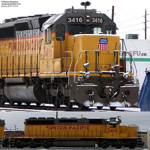 UP 3416 SD40-2