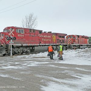 CP Rail Crew Change