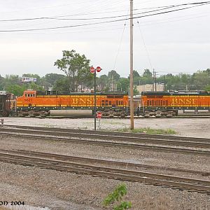 Empty Coal Train - BNSF 5681 - C44AC - M.J. Scanlon