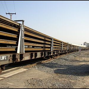 LBFX continuous welded rail cars