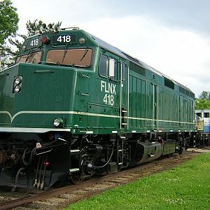 F40PH FLNX 418 at Ohio Railway Supply