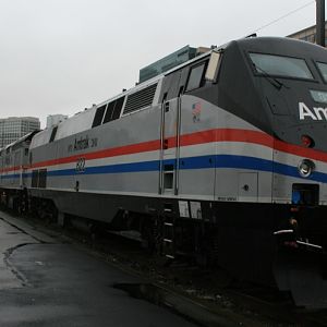 Amtrak 40th Anniversary Train in Seattle