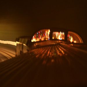 Descending Stevens Pass at night...