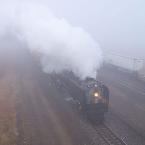 Foggy departure