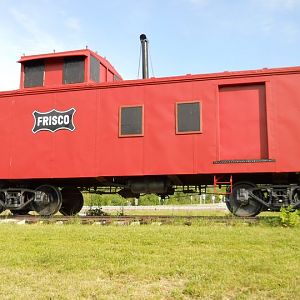 Another view of Frisco #1150 Caboose