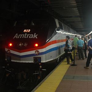 Amtrak 40th Anniversary Train in GCT
