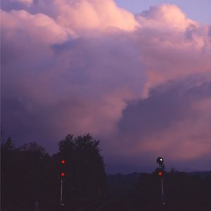 Cotton candy mountains