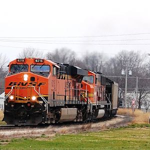 BNSF Unit Coal Train Delavan Illinois