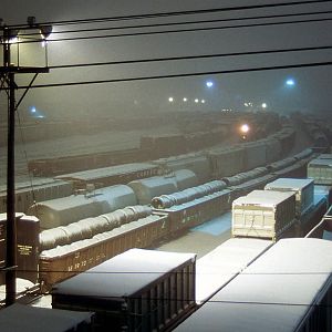 Snow Freight Yard
