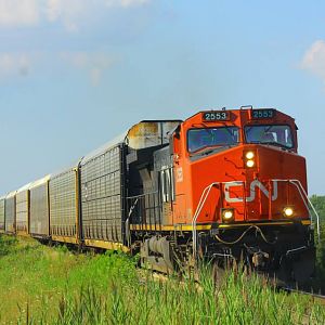 CN 563 on a Hot Day