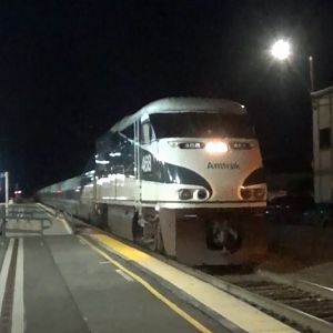 Amtrak Cascades Train At Edmonds