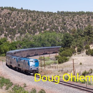 Amtrak in New Mexico's beauty