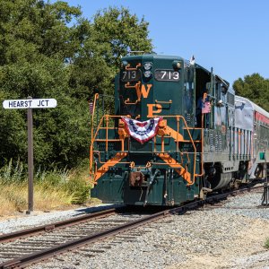 WP 713 at Hearst Junction