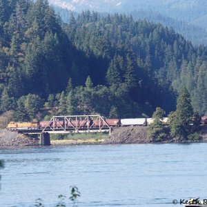 Westbound BNSF Grain Train