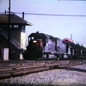 eastbound by Stockton twr 1975
