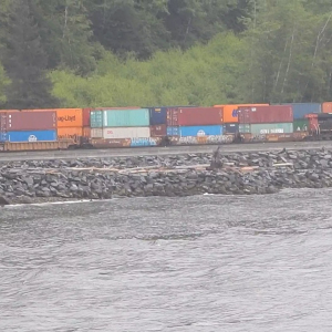eastbound double stack