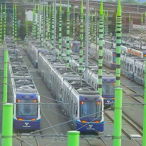 Seattle light rail yard