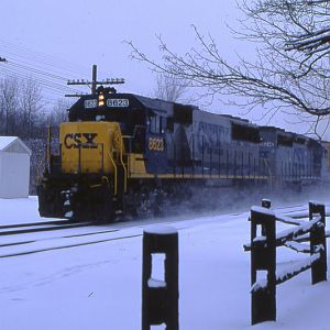 CSX coal train Alden NY