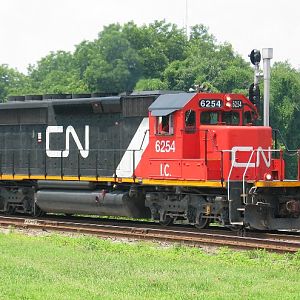 Illinois Central in CN Colors
