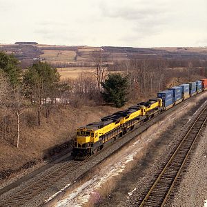 NYSW stack train - Canaserga NY