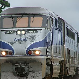Amtrak 453 at Del Mar