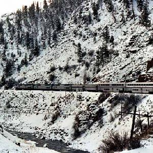 Inside Snowy Byers Canyon