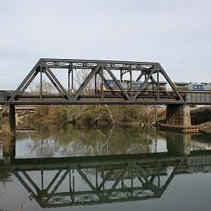 CSX 260 crossing Coal River